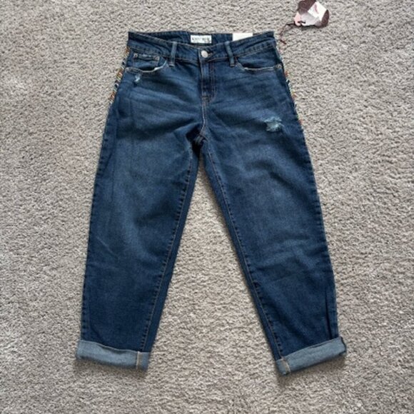 NWT Mid-Rise Straight Leg Embroidered Jeans | Knox Rose™ | 4 - Picture 2 of 7